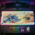 Sonic the Hedgehog 35th Anniversary Custom Gaming Desk Mat – GNE7298