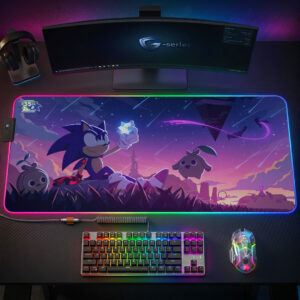 Sonic the Hedgehog 35th Anniversary Custom Gaming Desk Mat - GNE7300