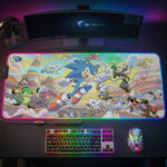 Sonic the Hedgehog 35th Anniversary Custom Gaming Desk Mat – GNE7301