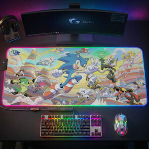 Sonic the Hedgehog 35th Anniversary Custom Gaming Desk Mat - GNE7301