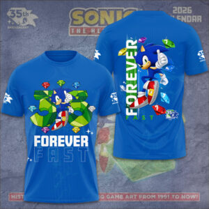 Sonic the Hedgehog 35th Anniversary 3D Apparel - GNE7213