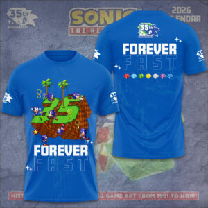 Sonic the Hedgehog 35th Anniversary 3D Apparel - GNE7214
