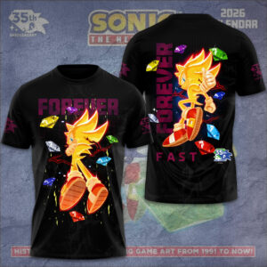 Sonic the Hedgehog 35th Anniversary 3D Apparel - GNE7304