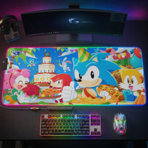 Sonic the Hedgehog 35th Anniversary Custom Gaming Desk Mat - GNE7360