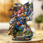 Sonic the Hedgehog 35th Anniversary Custom Shape Acrylic Plaque – GNE7206