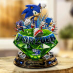 Sonic the Hedgehog 35th Anniversary Custom Shape Acrylic Plaque – GNE7210