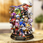 Sonic the Hedgehog 35th Anniversary Custom Shape Acrylic Plaque – GNE7252