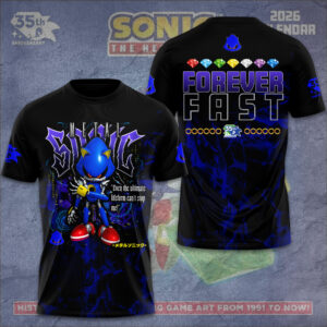 Sonic the Hedgehog x Metal Sonic 35th Anniversary 3D Apparel - GNE7243