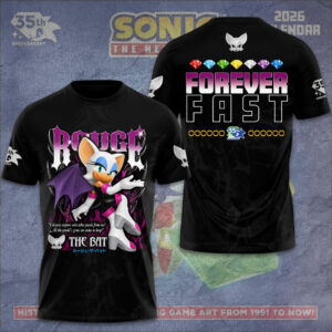 Sonic the Hedgehog x Rouge 35th Anniversary 3D Apparel - GNE7244