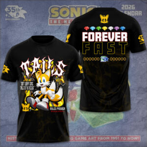 Sonic the Hedgehog x Tails 35th Anniversary 3D Apparel - GNE7239