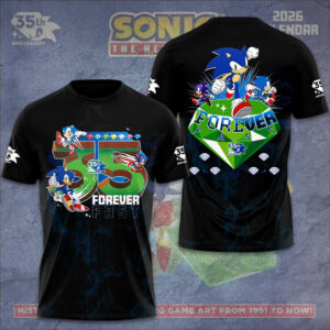 Sonic the Hedgehog 35th Anniversary 3D Apparel - GNE7188