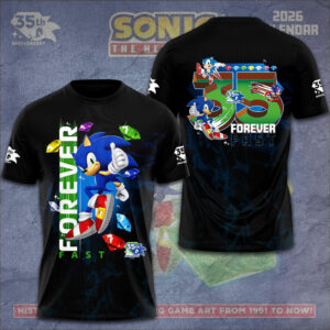 Sonic the Hedgehog 35th Anniversary 3D Apparel - GNE7190