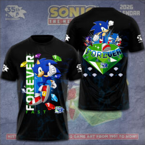 Sonic the Hedgehog 35th Anniversary 3D Apparel - GNE7191