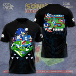 Sonic the Hedgehog 35th Anniversary 3D Apparel - GNE7192