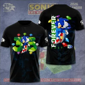Sonic the Hedgehog 35th Anniversary 3D Apparel - GNE7193