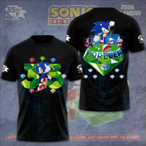 Sonic the Hedgehog 35th Anniversary 3D Apparel - GNE7194