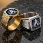 Star Trek 60th Anniversary 2026 3D Engraved Ring – TMTHU6654