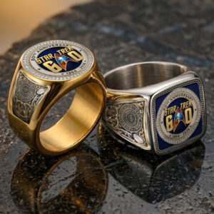 Star Trek 60th Anniversary 2026 3D Engraved Ring - TMTHU6707
