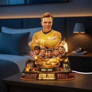 Star Trek 60th Anniversary 2026 Custom Shape Acrylic Light Box - TMTHU6624