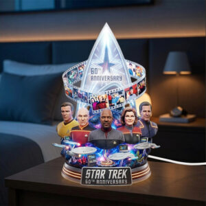 Star Trek 60th Anniversary 2026 Custom Shape Acrylic Light Box - TMTHU6627