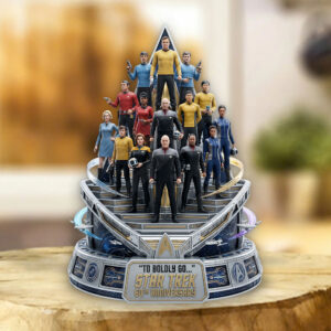 Star Trek 60th Anniversary 2026 Custom Shape Acrylic Plaque - TMTHU6598