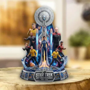 Star Trek 60th Anniversary 2026 Custom Shape Acrylic Plaque - TMTHU6644