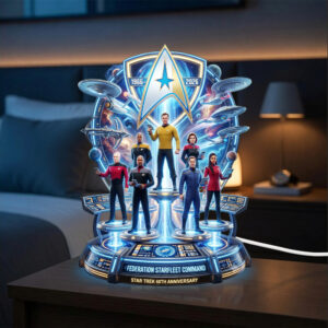Star Trek 60th Anniversary 2026 Custom Shape Acrylic Light Box - TMTHU6736