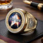 Star Trek 60th Anniversary 3D Engraved Ring – TMTHU7040