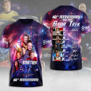 Star Trek 60th Anniversary 3D Apparel - TMTHU6735