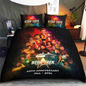 Star Trek 60th Anniversary 3-Piece Duvet Bedding Set - TMTHU7095