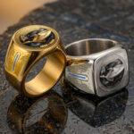 Star Trek 60th Anniversary 3D Engraved Ring – TANTN23248