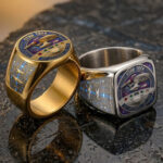 Star Trek 60th Anniversary 3D Engraved Ring – TANTN23249