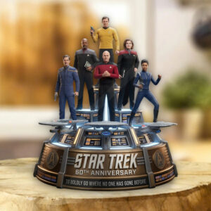 Star Trek 60th Anniversary 2026 Custom Shape Acrylic Plaque - TMTHU6905