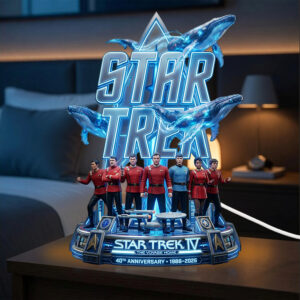 Star Trek IV: The Voyage Home Custom Shape Acrylic Light Box - TMTHU6657