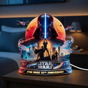 Star Wars 50th Anniversary 2026 Custom Shape Acrylic Light Box - TMTHU6625