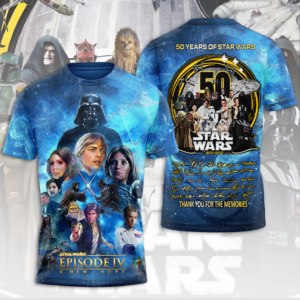 Star Wars 50th Anniversary 3D Apparel - TMTHU6792