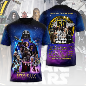 Star Wars 50th Anniversary 3D Apparel - TMTHU6820