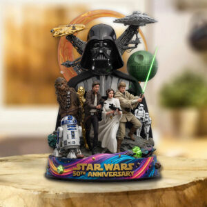 Star Wars 50th Anniversary Custom Shape Acrylic Plaque - TMTHU6791