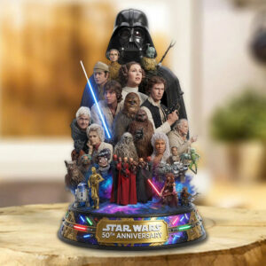 Star Wars 50th Anniversary Custom Shape Acrylic Plaque - TMTHU7009