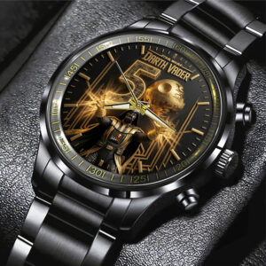 Star Wars 50th Anniversary Black Stainless Steel Watch - TMTHU6795