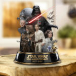 Star Wars 50th Anniversary Custom Shape Acrylic Plaque – TANTN23568