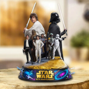 Star Wars 50th Anniversary Custom Shape Acrylic Plaque - TMTHU6648
