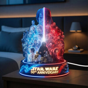 Star Wars 50th Anniversary Custom Shape Acrylic Light Box - TMTHU6705