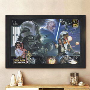 Star Wars 50th Anniversary Rectangle Canvas With Inner Frame - TMTHU6593