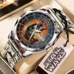 Star Wars: The Mandalorian and Grogu Alloy Luxury Quartz Watch – TMTHU6678