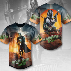 Star Wars: The Mandalorian and Grogu Baseball Jersey - TMTHU6701