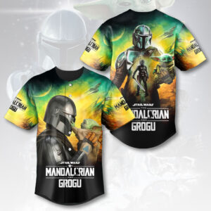Star Wars: The Mandalorian and Grogu Baseball Jersey - HOATT18422