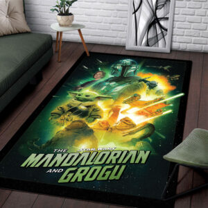 Star Wars: The Mandalorian and Grogu Rectangular Rug - TMTHU6830