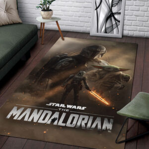 Star Wars x Mandalorian Rectangular Rug - TMTHU6552