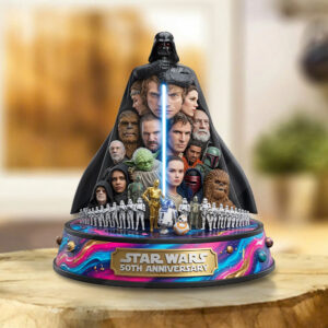 Star Wars 50th Anniversary Custom Shape Acrylic Plaque - TMTHU7125
